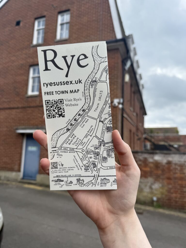 Mappa antica di Rye