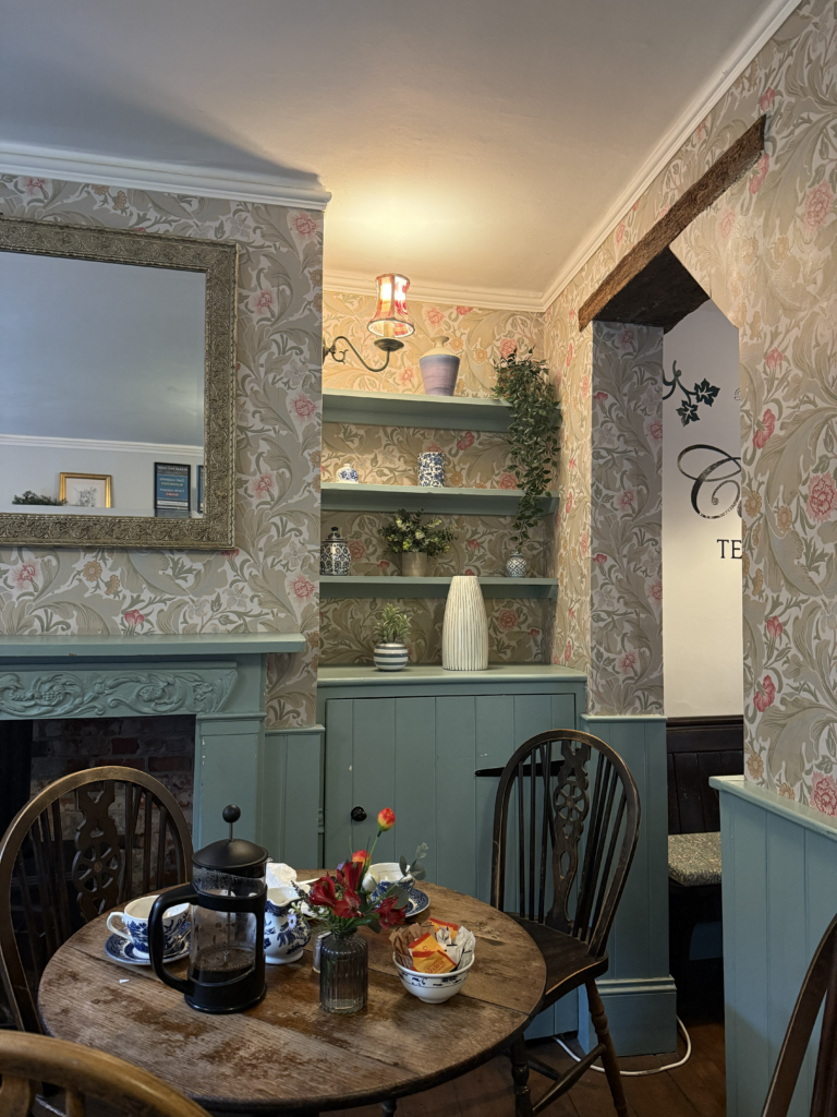 Tea room, interno